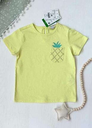 Футболка ovs kids для дівчинки на зріст 86 см