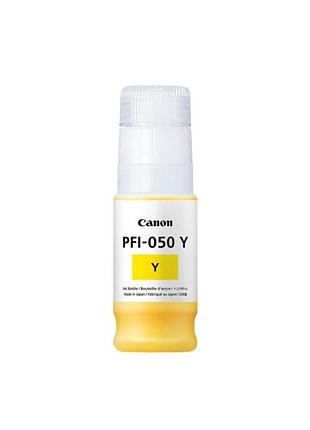 Чернила для струйного принтера canon pfi-050 yellow желтый