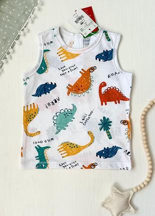 Літня майка ovs kids для хлопчика на зріст 86 см
