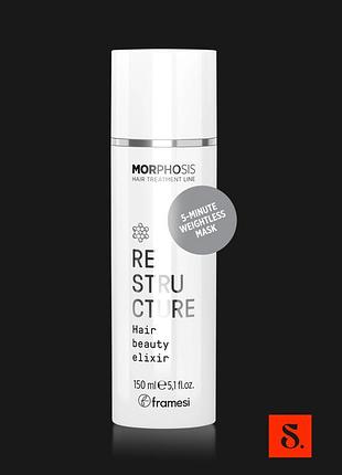 Эликсир для поврежденных волос framesi morphosis restructure hair beauty150 мл