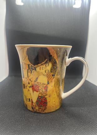 Порцелянова чашка the leonardo collection із зображенням картини «поцілунок» густава клімта