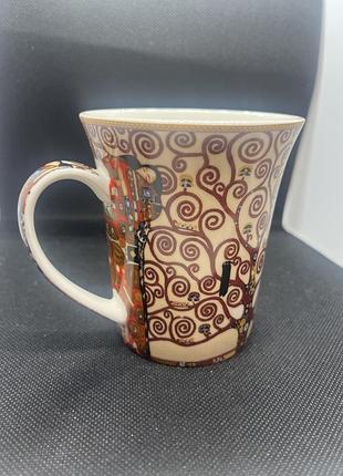 Порцеляновий кухоль з колекції "gustav klimt" від бренду the leonardo collection