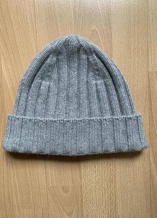 Шапка бини 100% кашемир fellini pure cashmere italy унисекс 🌫️