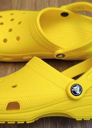 Женские сабо crocs classic classic clog lemon