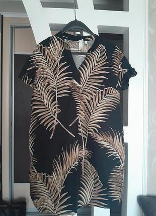 Платье летнее из льна h&amp;m