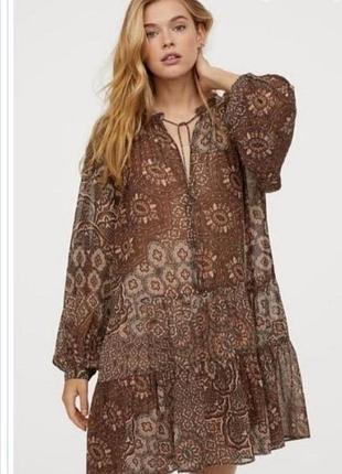 Шифонове плаття, накидка на купальник h&m