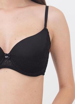 Бюстгальтер с формованной чашкой patrizia 1133/21 giulia (black), черный