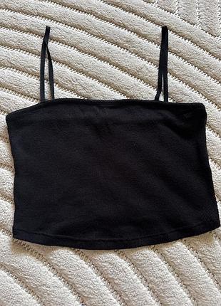 Топ чорний zara