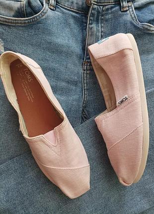 Еспадрильї toms 40р тканина канвас устілка 26см