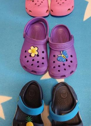Crocs оригинальные сабо для девочек размер 21,22