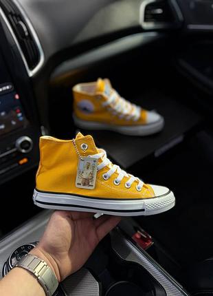Кеди жовті converse all star