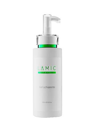 Апаратний освітлювальний гель lamic cosmetici gel schiarente 250 мл