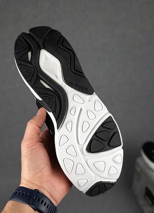Adidas yeezy 600 чёрные на белой  сетка топ