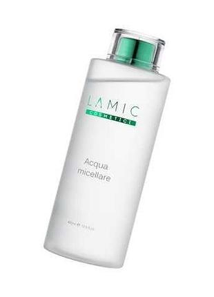 Міцелярна вода з гіалуроновю кислостою lamic cosmetici acqua micellare 400 мл