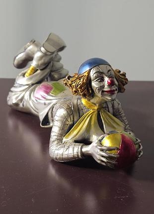 Винтажная декоративная статуэтка mida argenti - clown