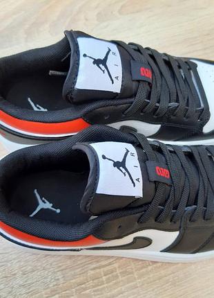 Nike air jordan 23 низькі білі з чорним і червоним шкіра  топ супер ціна