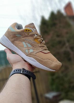 Reebok ventilator hexalite бежеві замшащільний текстиль супер ціна