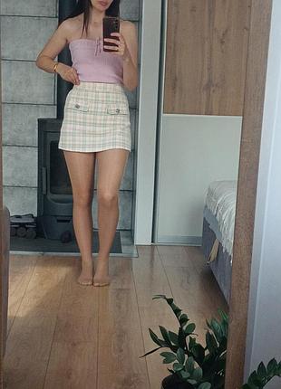Юбка шорты zara🤍🩷