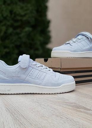 Adidas forum 84 low сірі замша топ  супер ціна