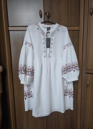 Платье вышиванка. vero moda.