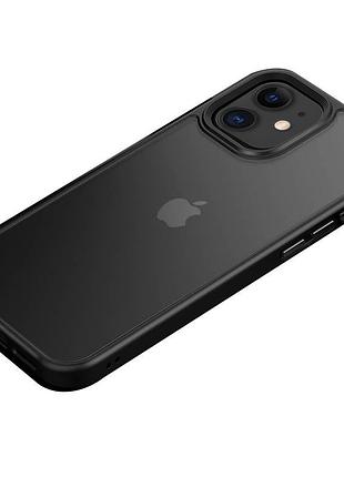 Tpu+pc чохол metal buttons для apple iphone 11 (6.1") чорний
