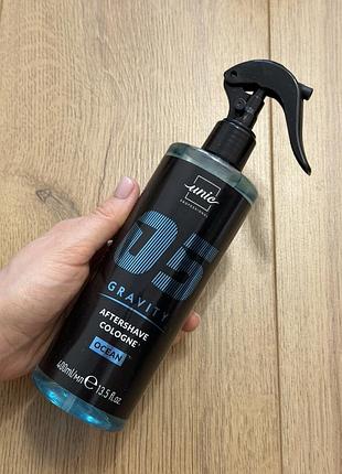 Одеколон після гоління unic gravity aftershave cologne ocean 05, об'ємом 400 мл, з ароматом океану
