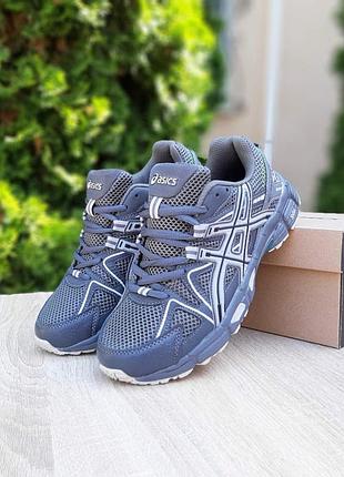 Asics gel kahana 8 темно сірі комбіновані матеріали топ