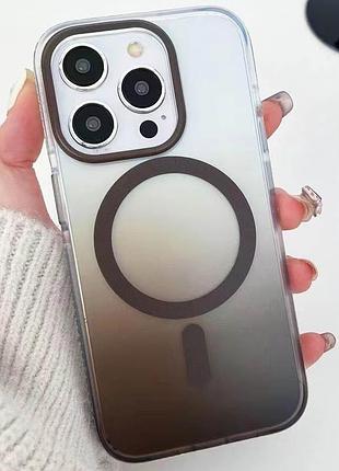 Чохол tpu+pc phantom with magsafe для apple iphone 14 pro (6.1") grey