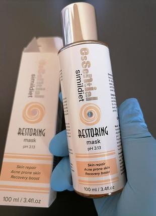 Пілінг - маска для жирної та проблемної шкіри restoring mask simildiet laboratorios