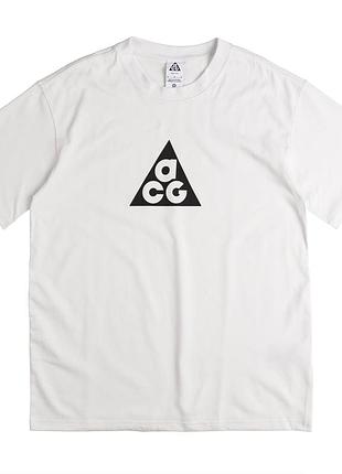 Оригинальная футболка мужская nike acg tee summit white fq3740-121