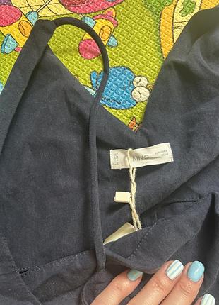 Сукня літня манго mango m s синя 3