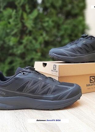 Salomon sensifit boa чорні комбіновані матеріали топ (ліцензія) супер ціна
