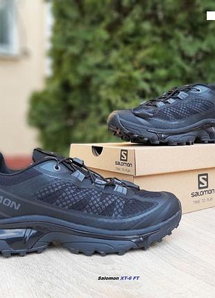 Salomon xt-6 ft великани чорні текстиль топ (ліцензія)