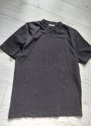 Базовая футболка черного цвета zara