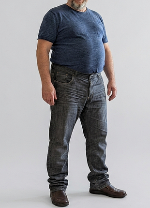 Мужские батал джинсы большого рорзмира kam jeans, британия размер w50 или ориентировочно 5xl