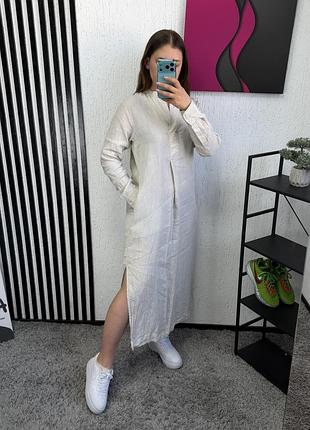 Жіноче лляне плаття сукня arket