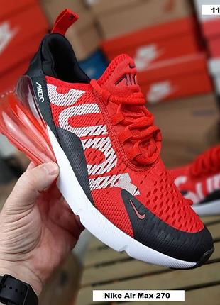Nike air max 270 червоні сітка топ