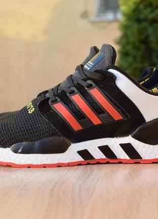 Adidas equipment 9118 чёрные с красным сетка