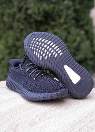 Get ( yeezy boost 350) чёрные полный рефлектив текстиль топ супер цена