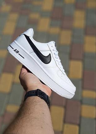 N1ke air force 1 белые с чёрным