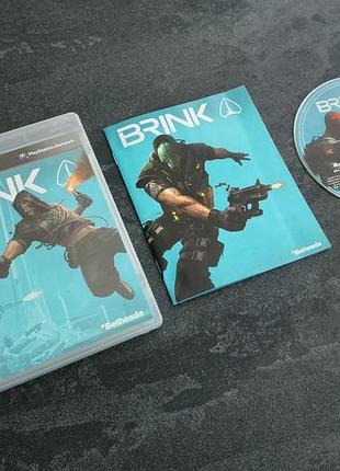 Диск brink (playstation 3)