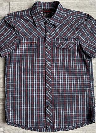 Сорочка\рубашка mammut hiking checked shirt