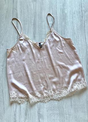 Топ h&m сатиновий