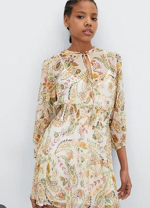 Платье женское stradivarius шифоновое (без подкладки-комбинации) xs/s 🔥 распродаж вещей от 25 гривен 🔥