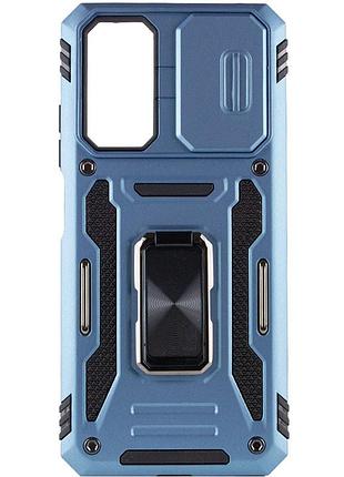 Ударостійкий чохол camshield army ring для xiaomi redmi note 11 (global) / note 11s / note 12s блакитний / light blue 4