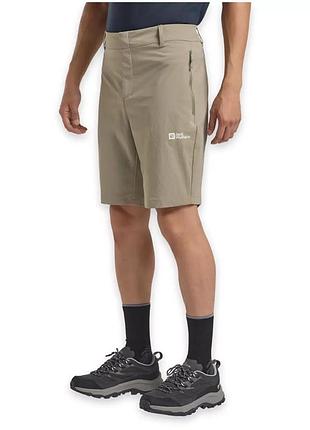 Шорти jack wolfskin hikeout sm beige shorts