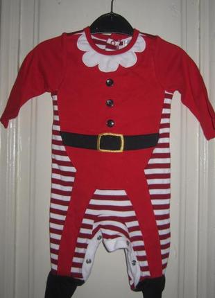 Чоловічок новорічний 0-3 міс