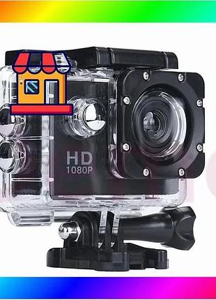 Bs экшн камера hd best mix action a7 с набором креплений и боксом для подводной съемки 1080p bas77/n