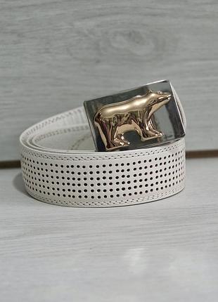 Кожаный ремень golden bear