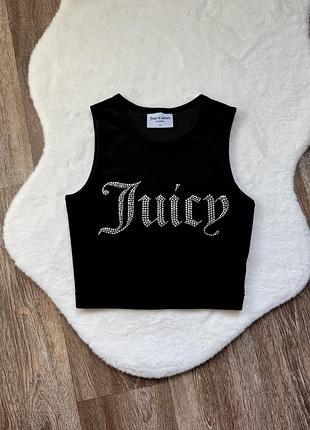 Черный топ juicy couture